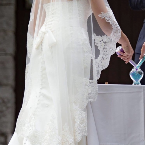 One of a kind wedding dress! Preserved! - Picture 4 of 6